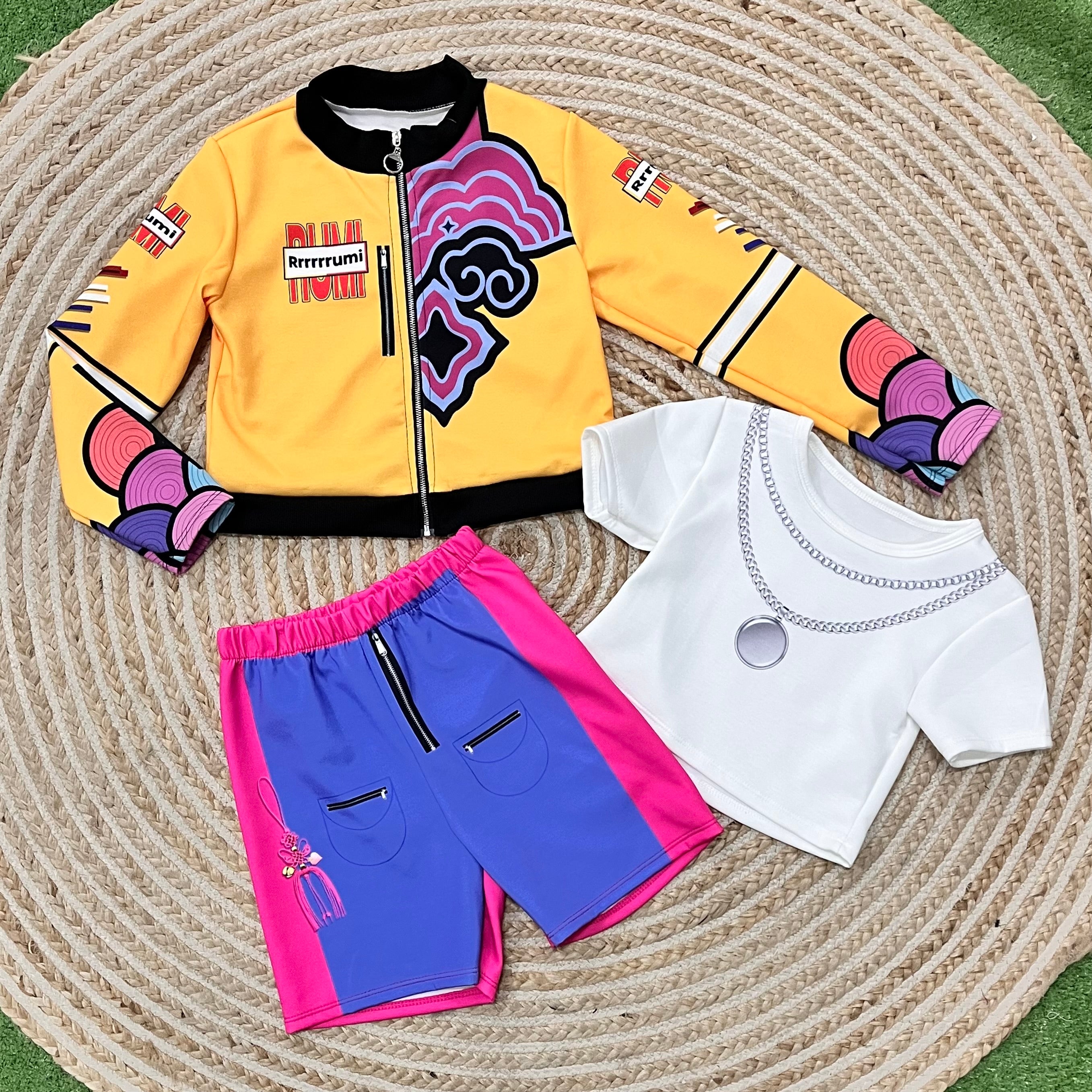 Conjunto kpop amarillo