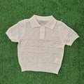 Camiseta hilo calada blanca