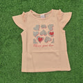 Camiseta Choose coral