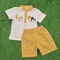 Conjunto Happy mostaza