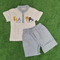 Conjunto Happy azul