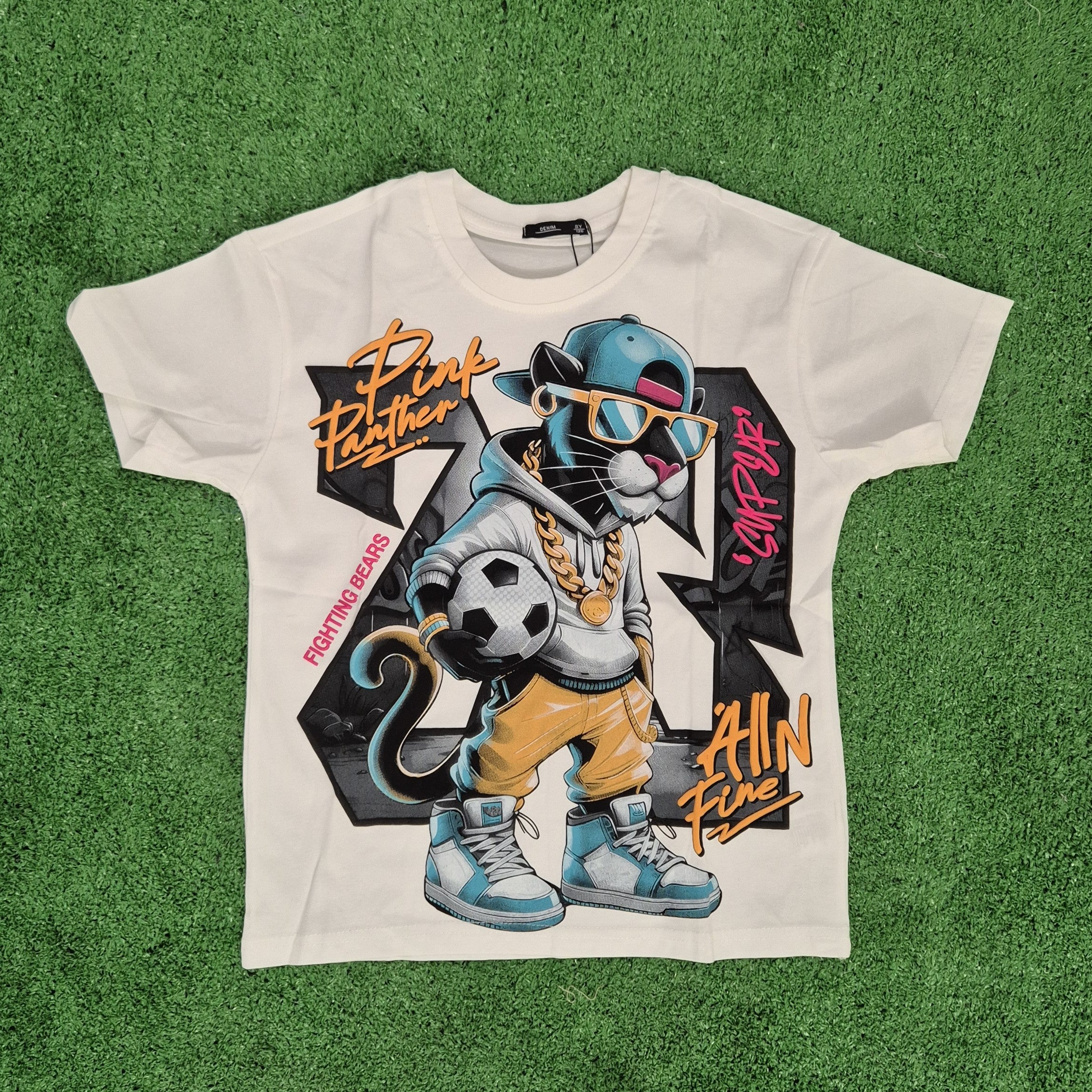 Camiseta Pantera blanca