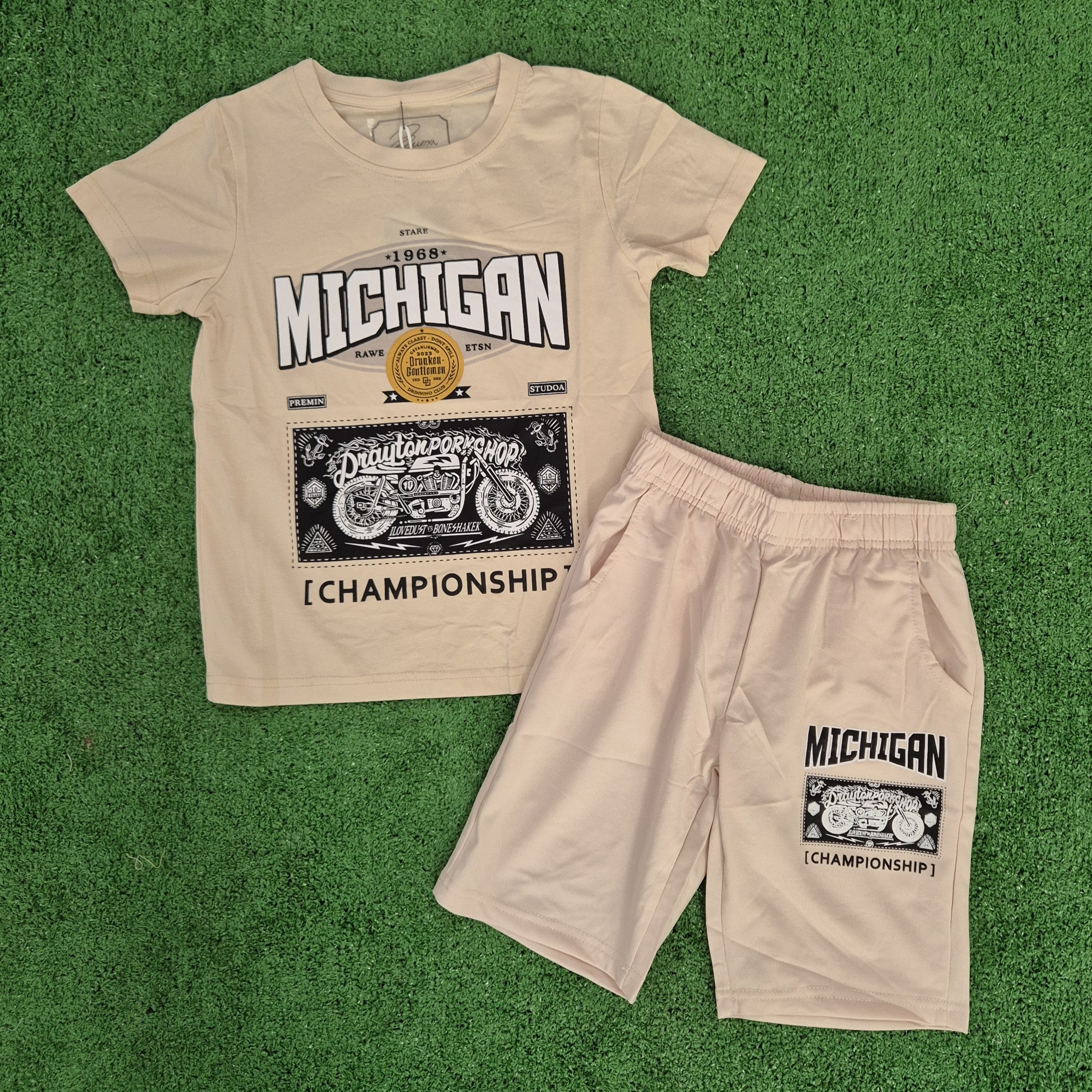Conjunto Michigan beige