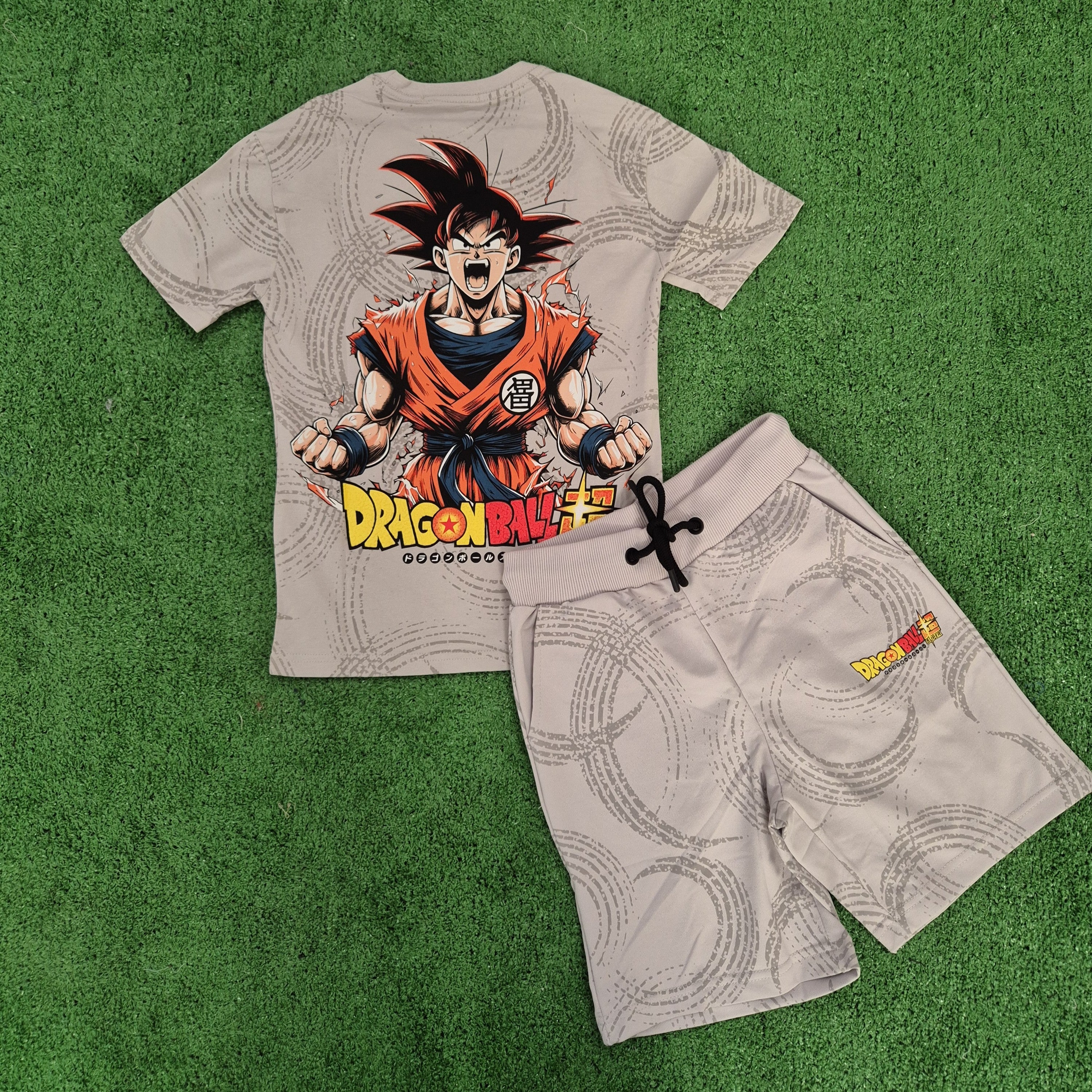 Conjunto Dragon Ball gris