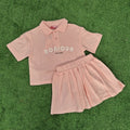 Conjunto Bonjour rosa