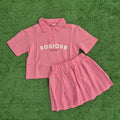 Conjunto Bonjour fucsia