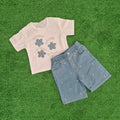 Conjunto Florjeans blanco