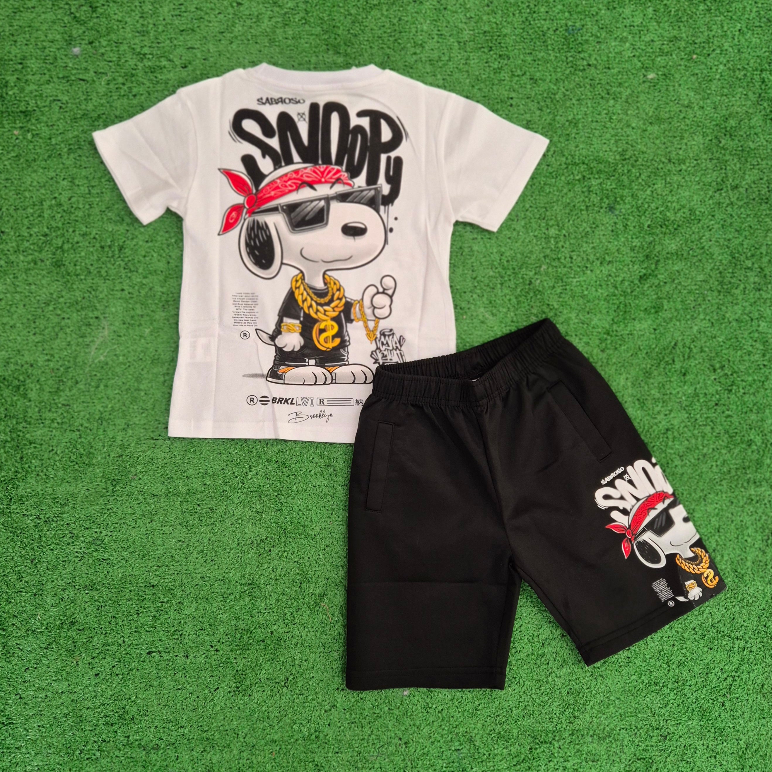 Conjunto Snoopy blanco