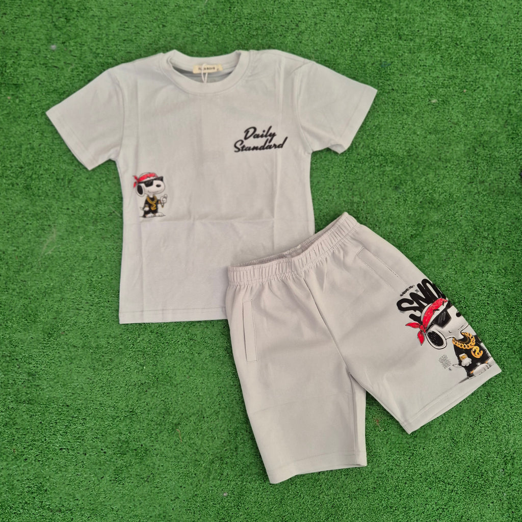 Conjunto Snoopy azul