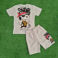 Conjunto Snoopy azul