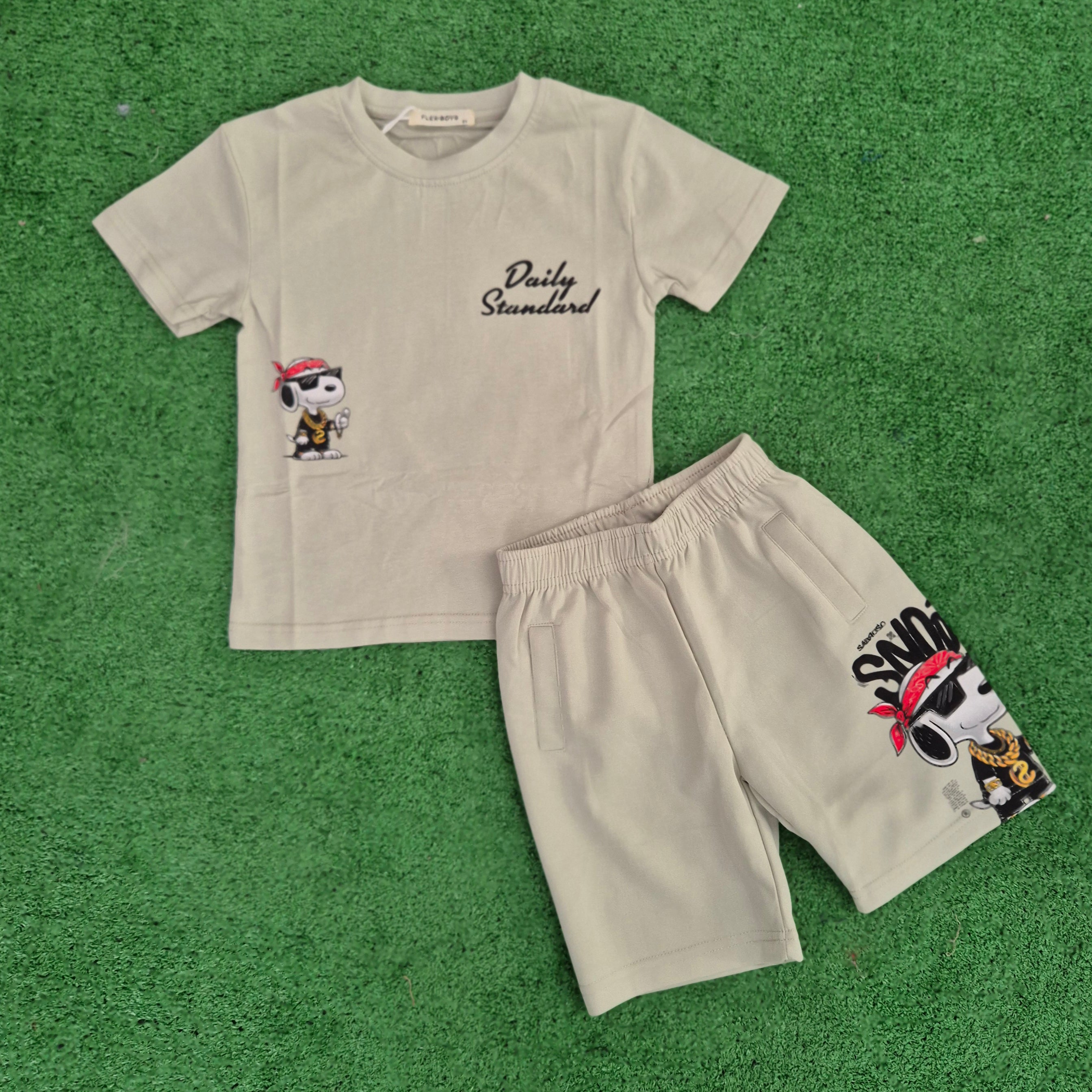 Conjunto Snoopy verde