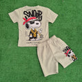 Conjunto Snoopy verde