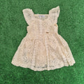 Vestido Encaje beige