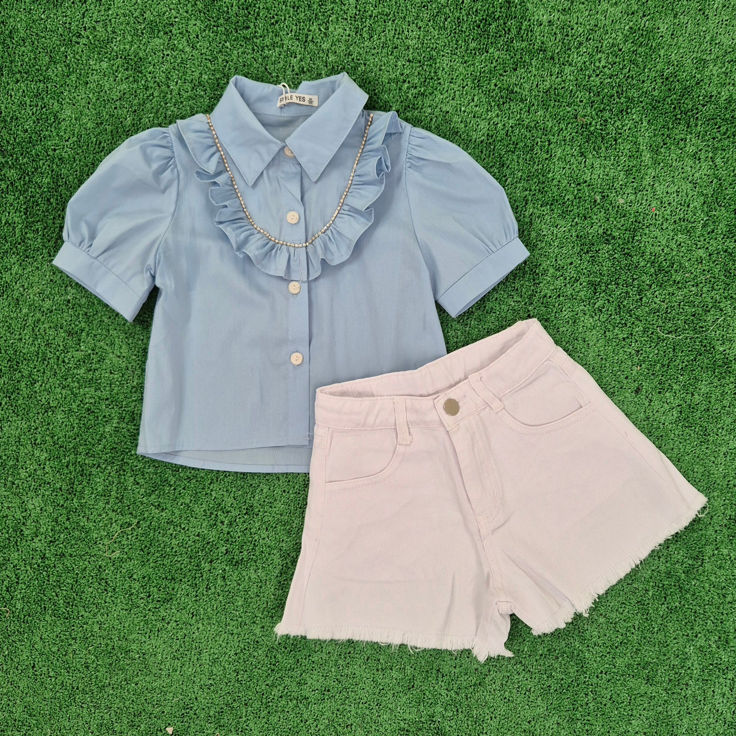 Conjunto Blusa azul
