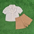 Conjunto Blusa beige