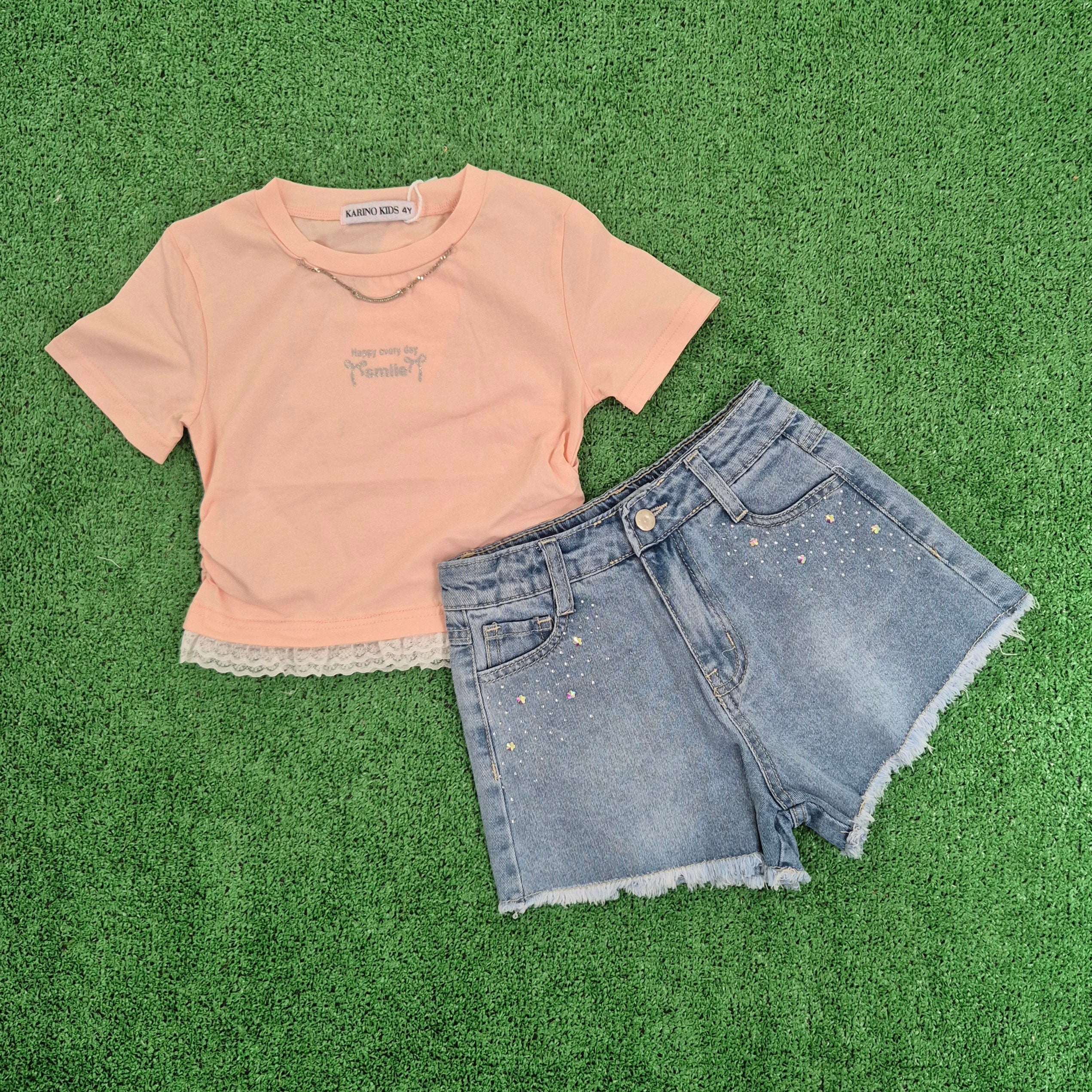 Conjunto Smile coral