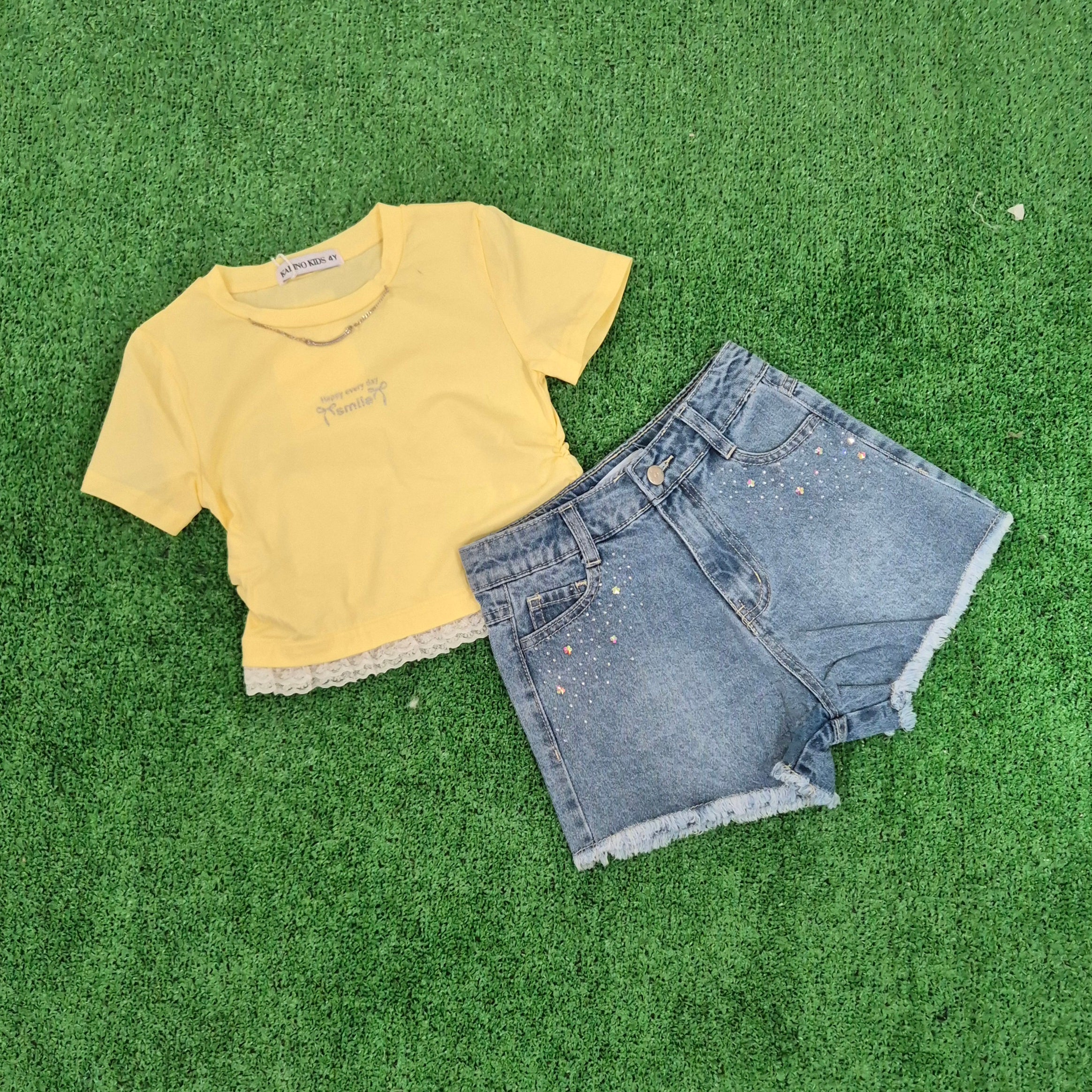 Conjunto Smile amarillo