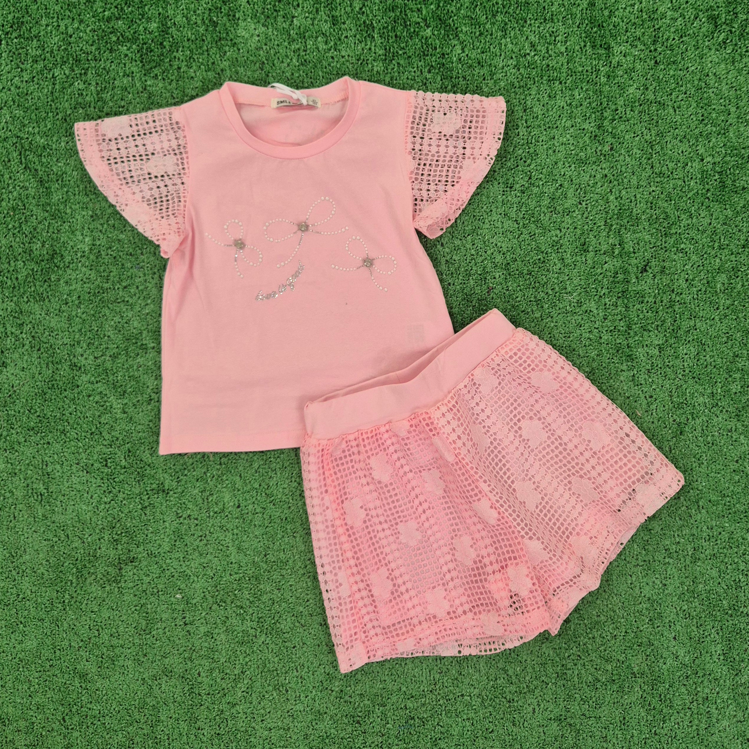 Conjunto Rejilla rosa