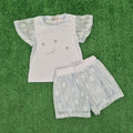 Conjunto Rejilla azul