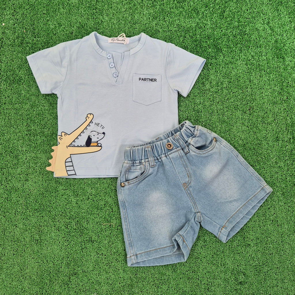 Conjunto Partner azul
