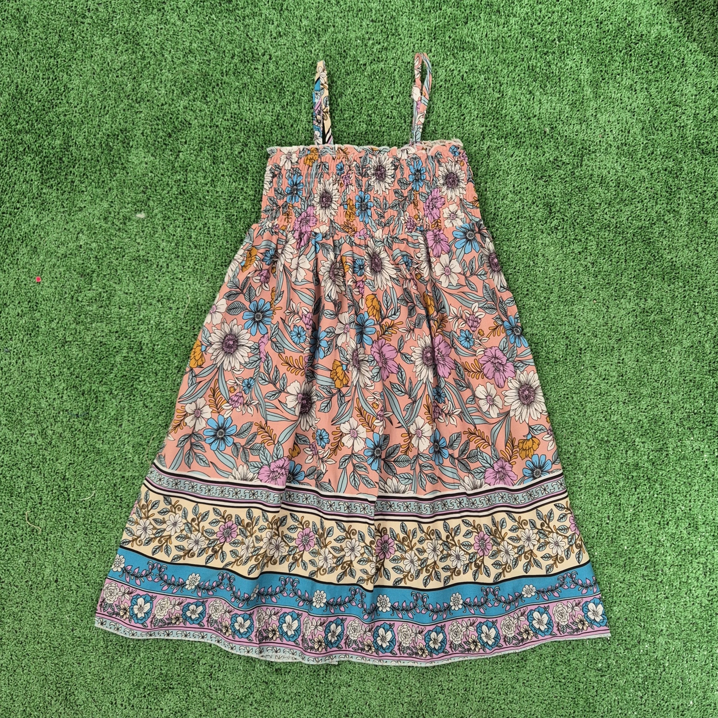 Vestido playero rosa