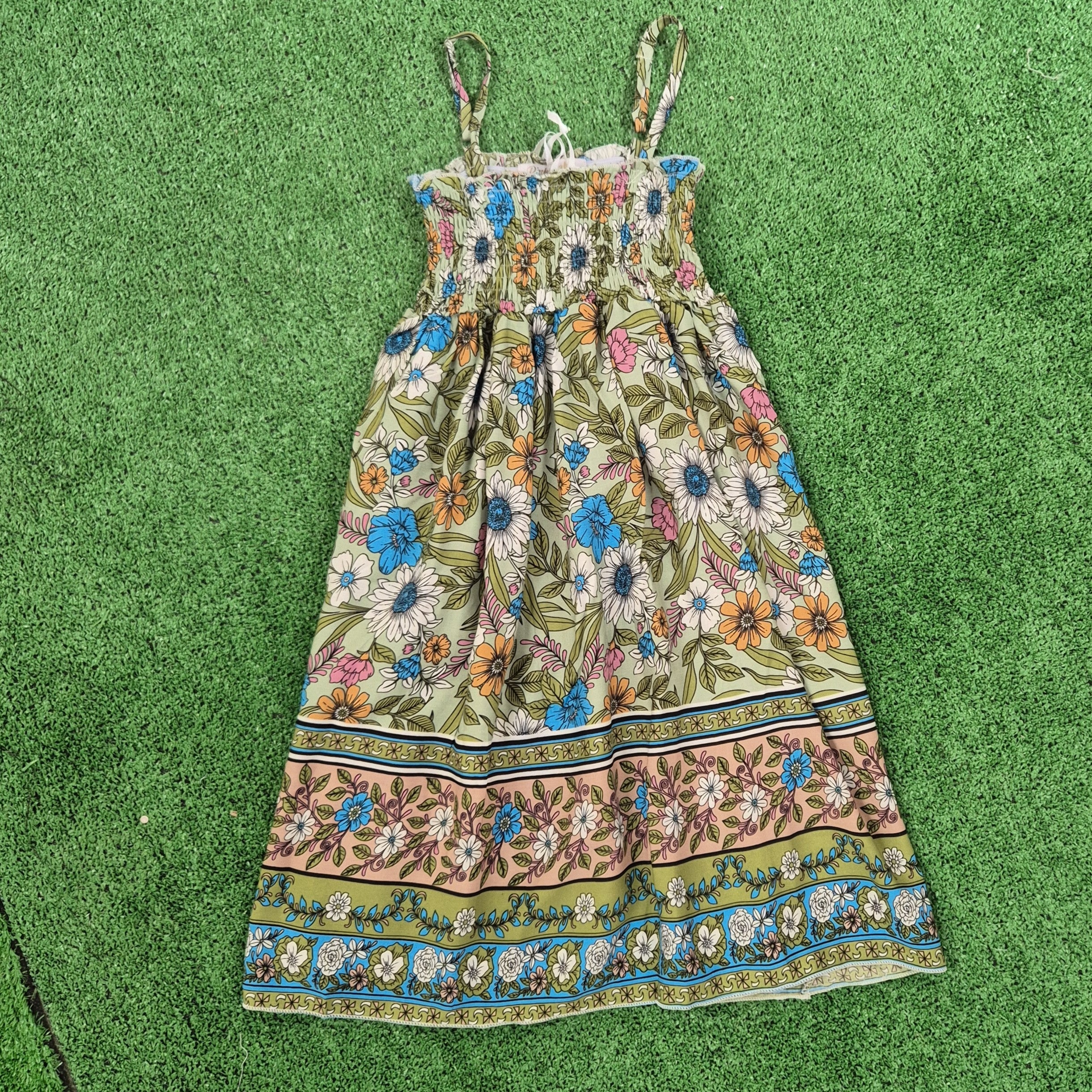 Vestido playero verde