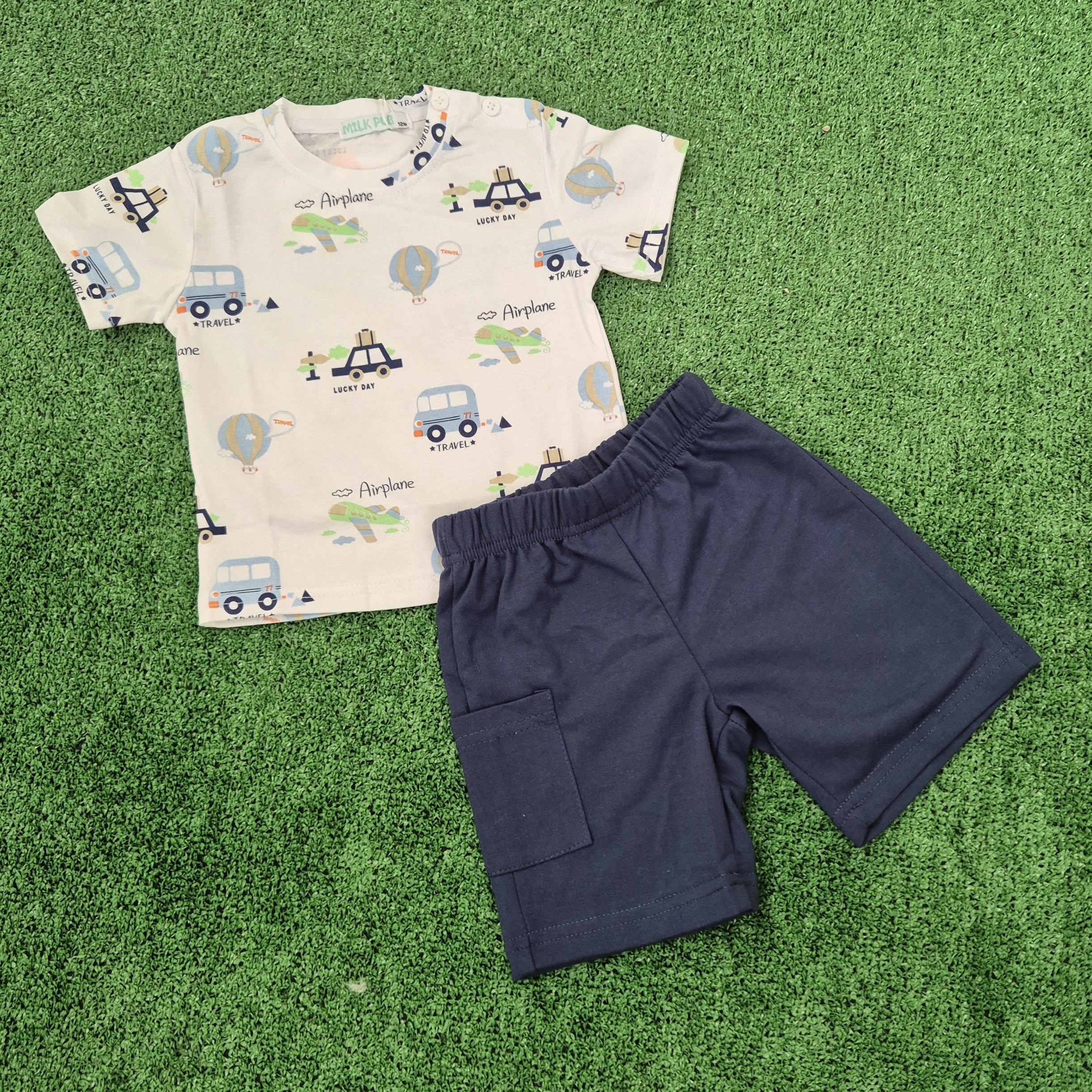 Conjunto Airplane blanco