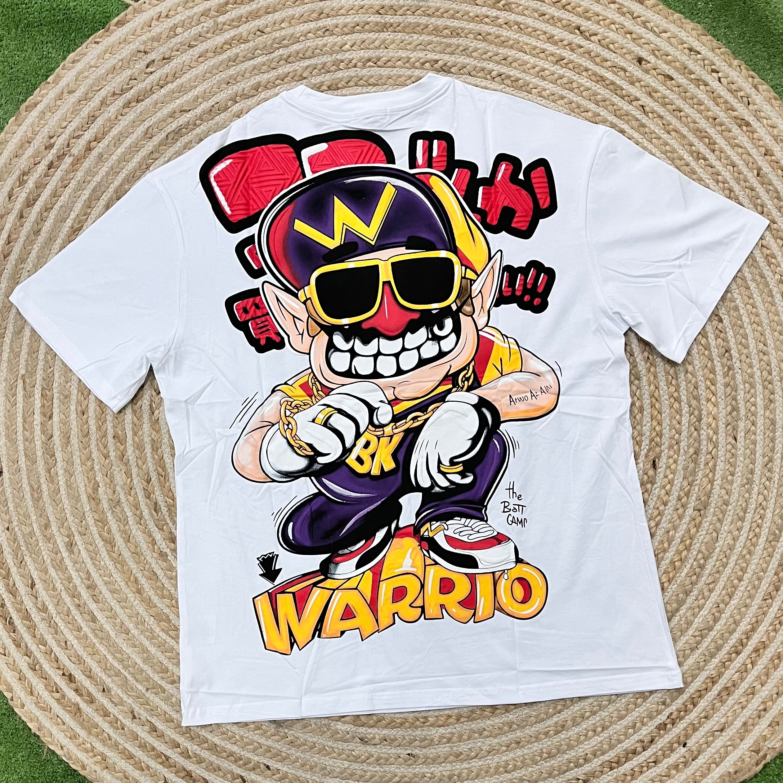 Camiseta Warrio Oversize blanca