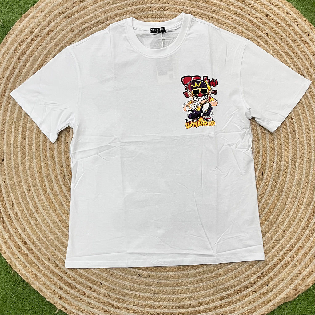 Camiseta Warrio Oversize blanca