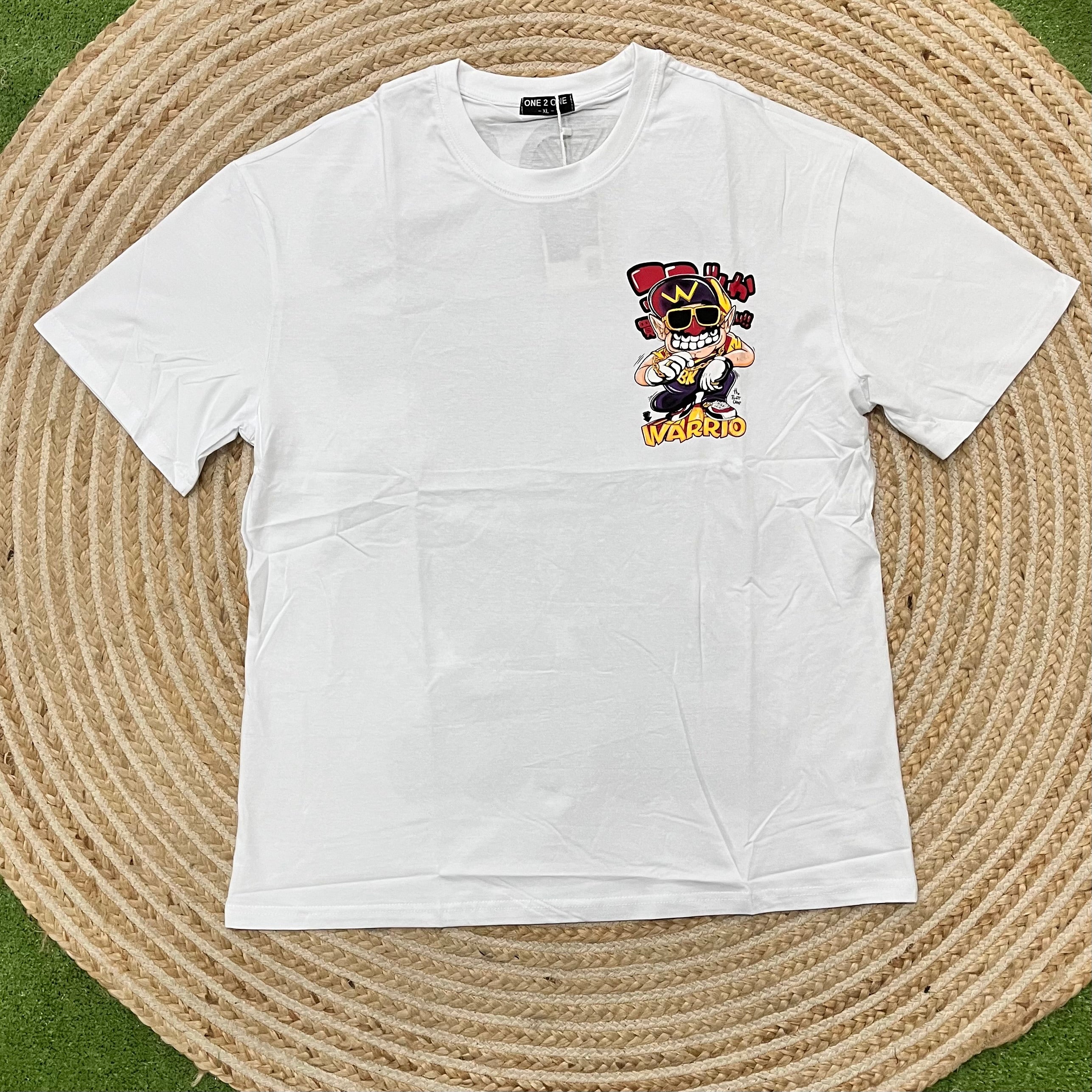 Camiseta Warrio Oversize blanca