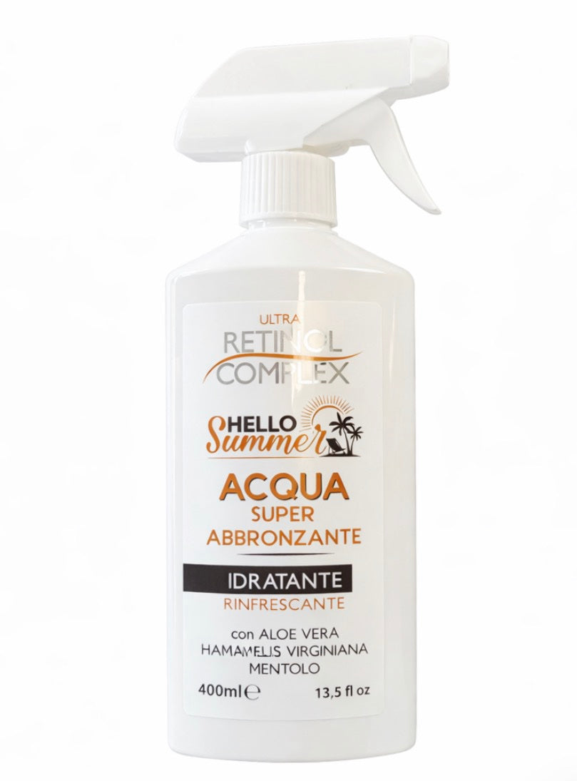 Agua bronceadora