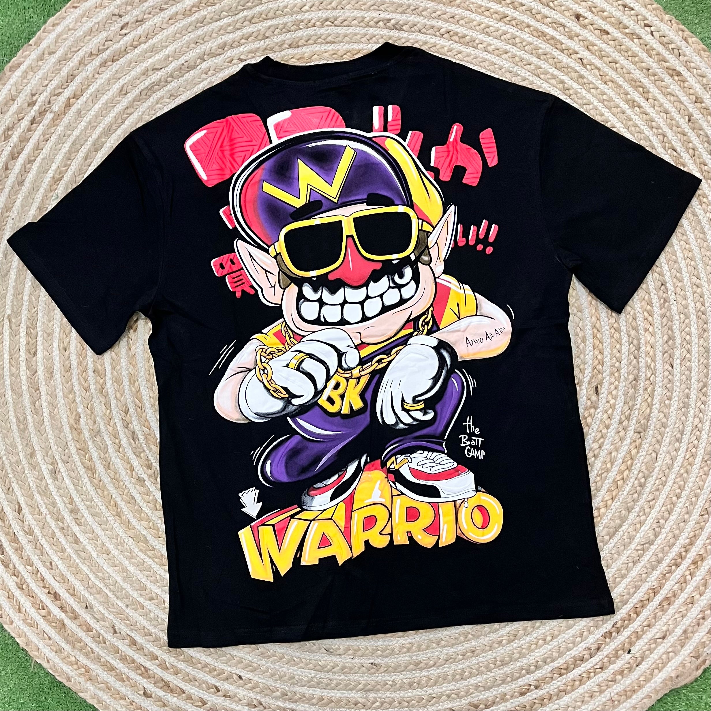 Camiseta Warrio Oversize negra