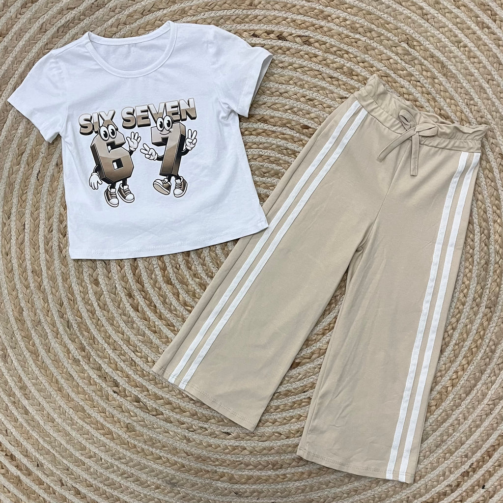 Conjunto six seven beige