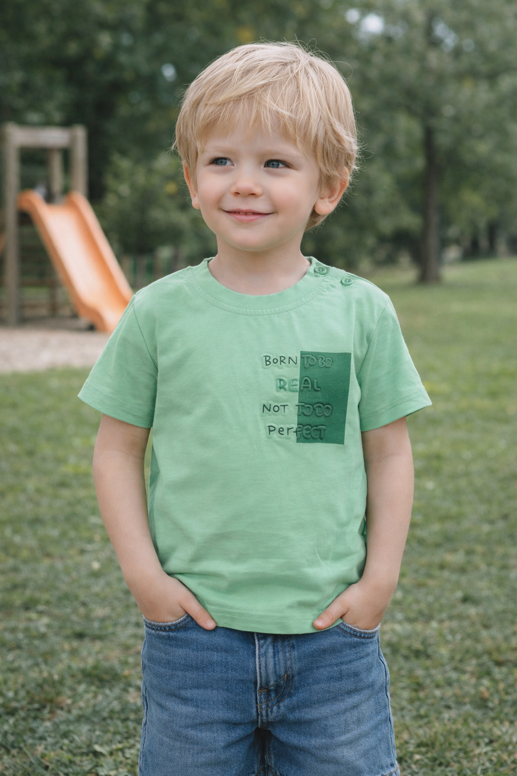 Camiseta born verde