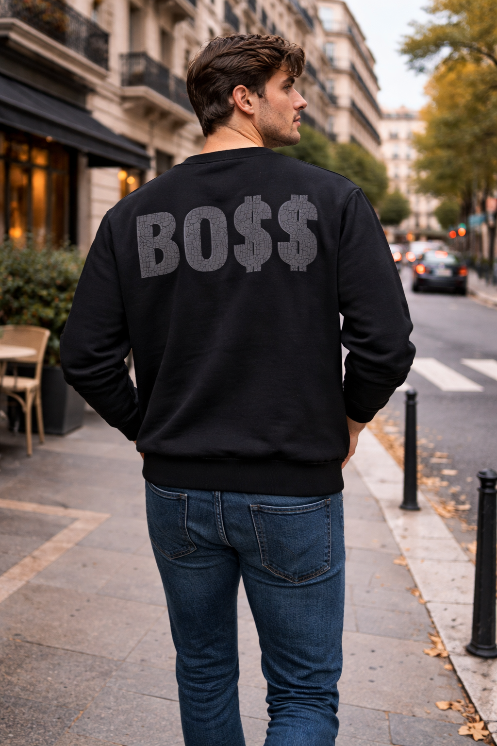 Sudadera Boss negra