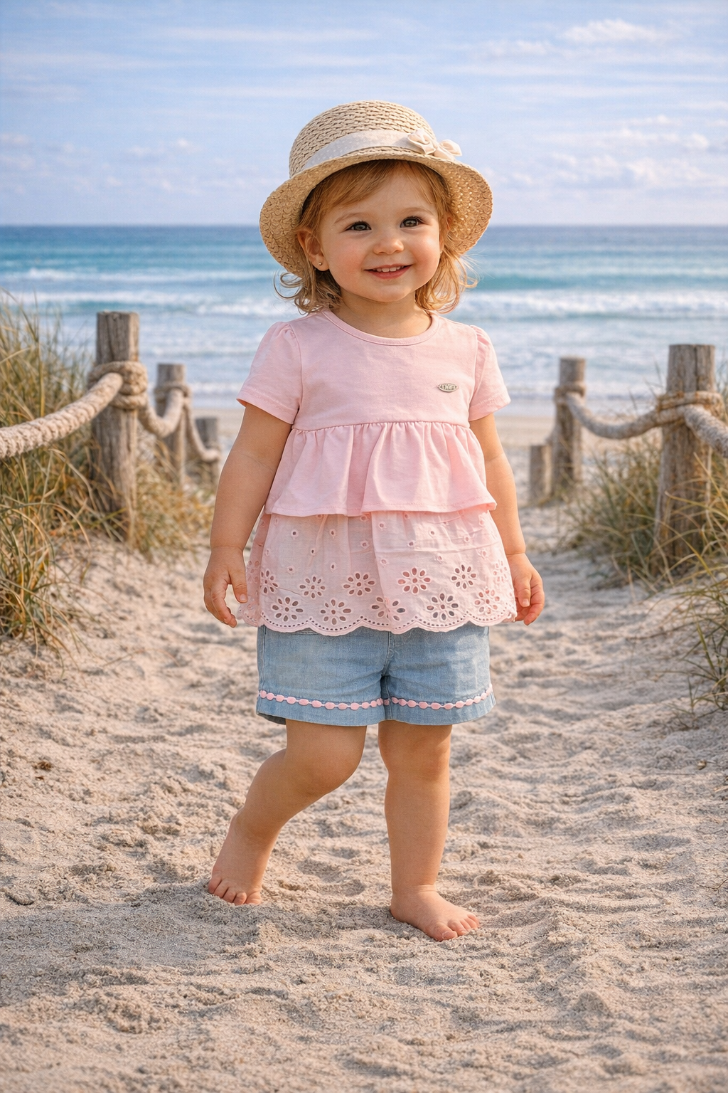 Conjunto isabela rosa