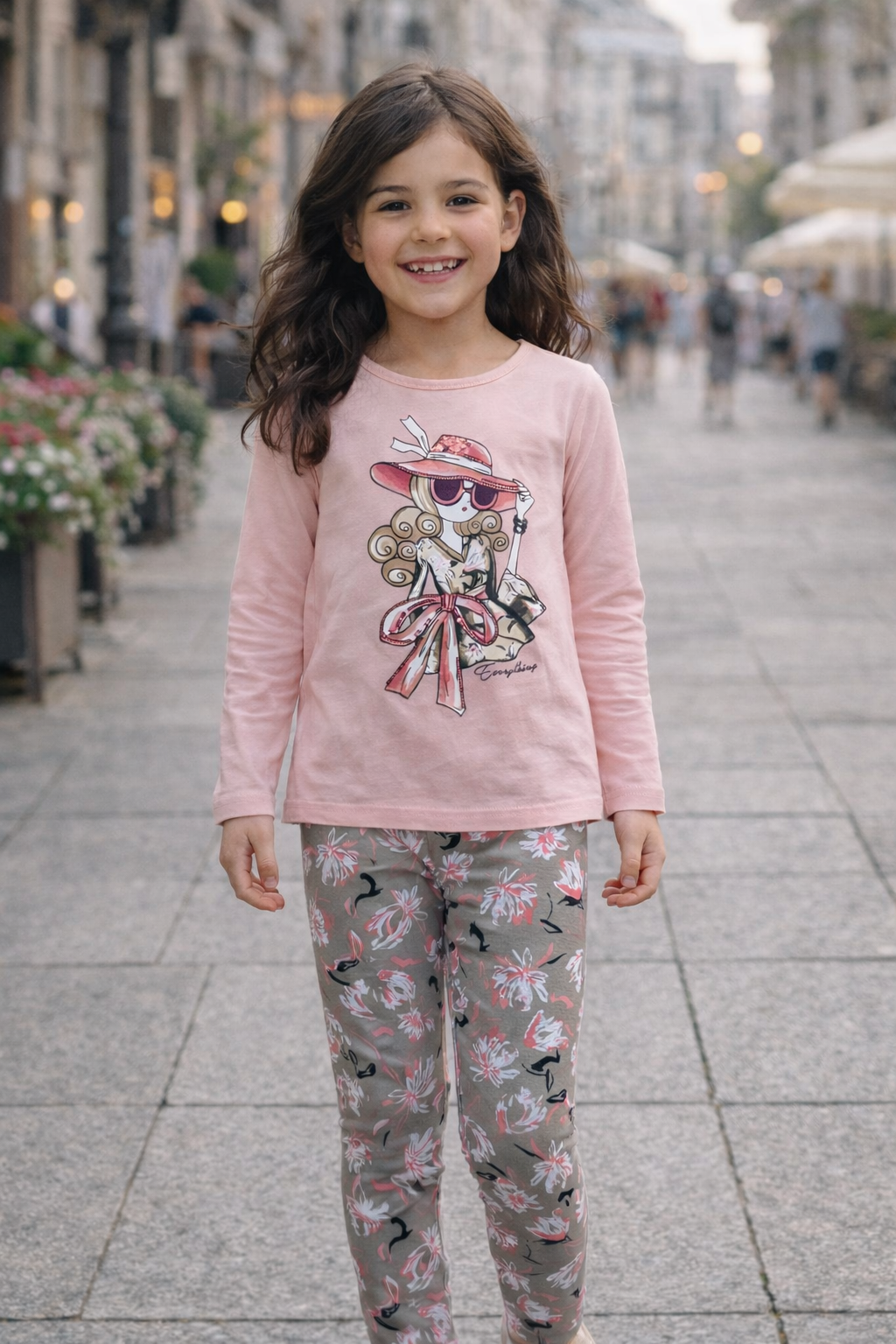 Conjunto muñeca rosa