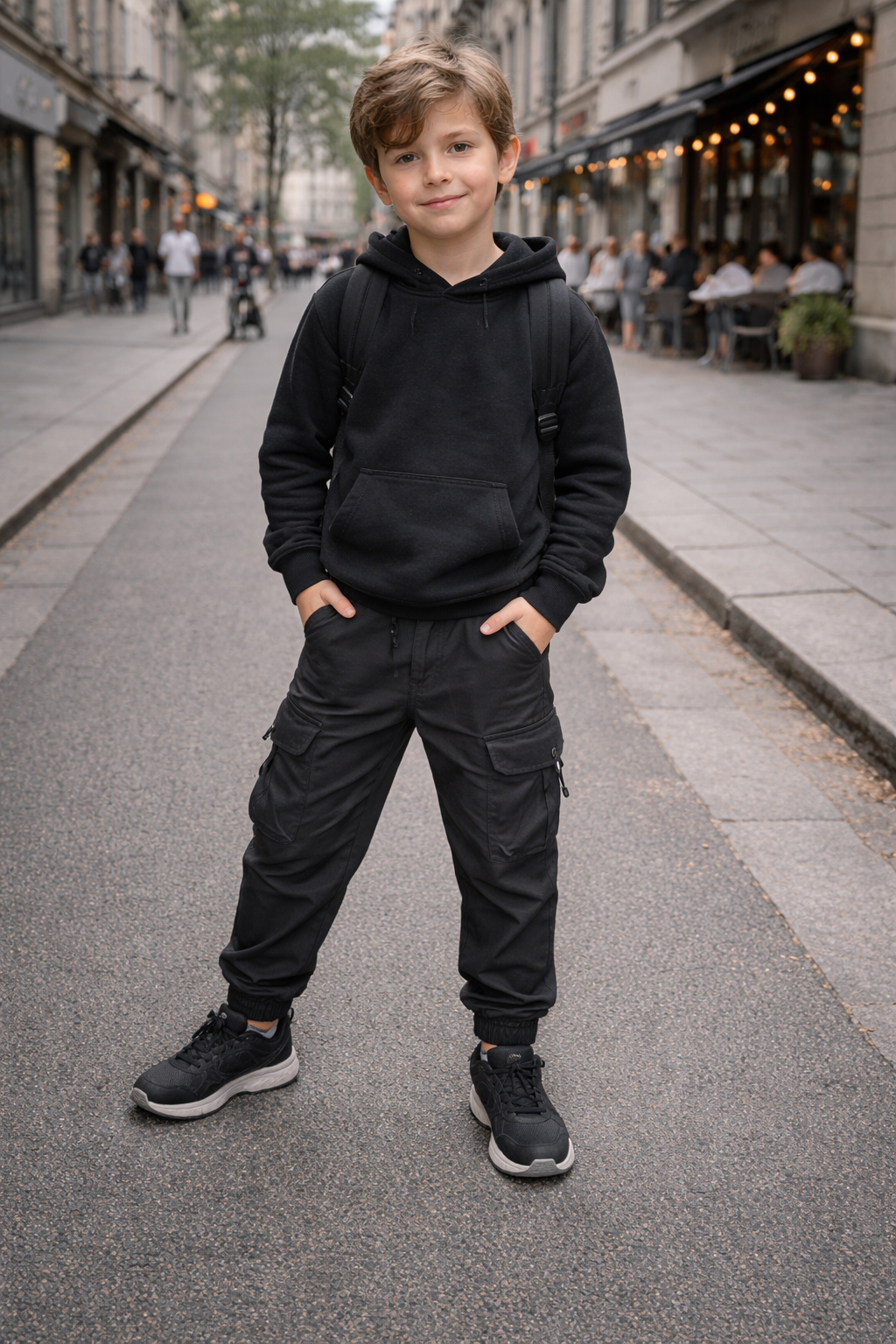 Jogger bolsillo negro