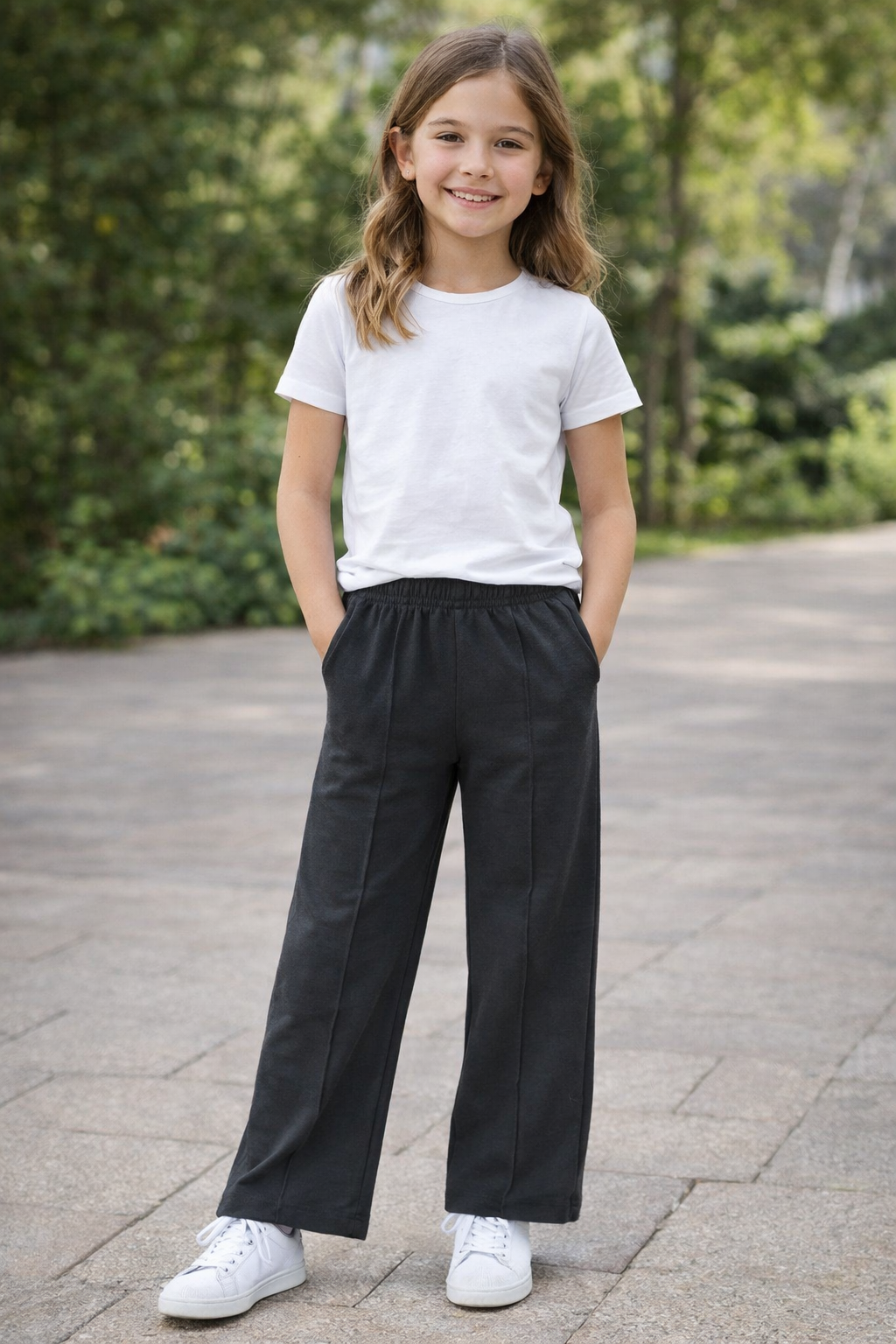 Pantalon campana negro