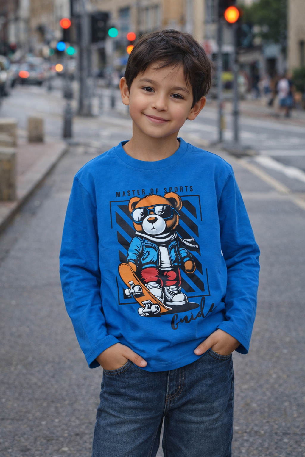 camiseta masters azul