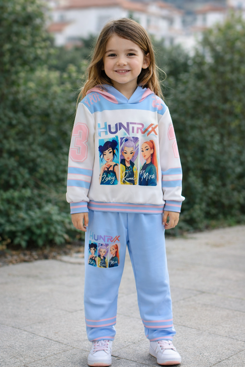 chandal huntrix azul