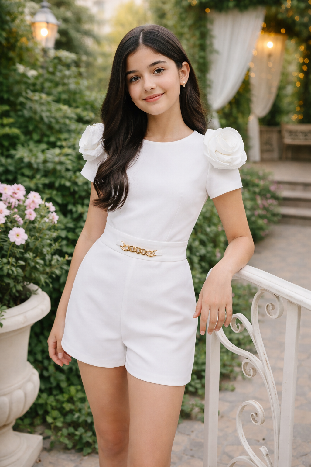 Mono flor blanco