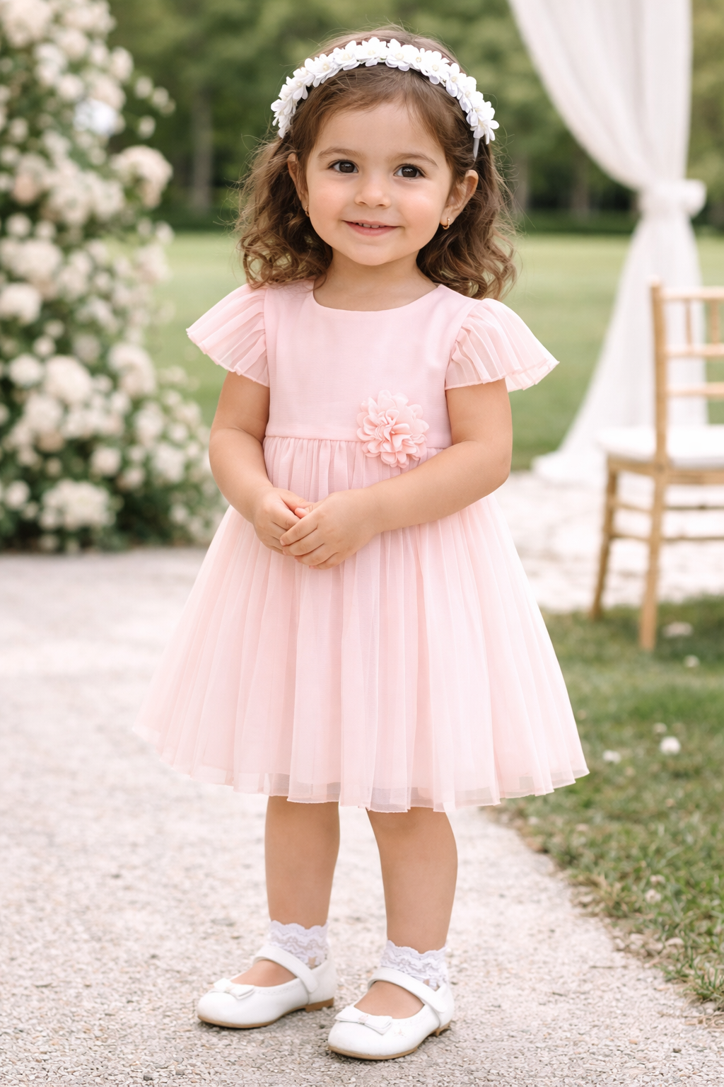 Vestido amapola rosa