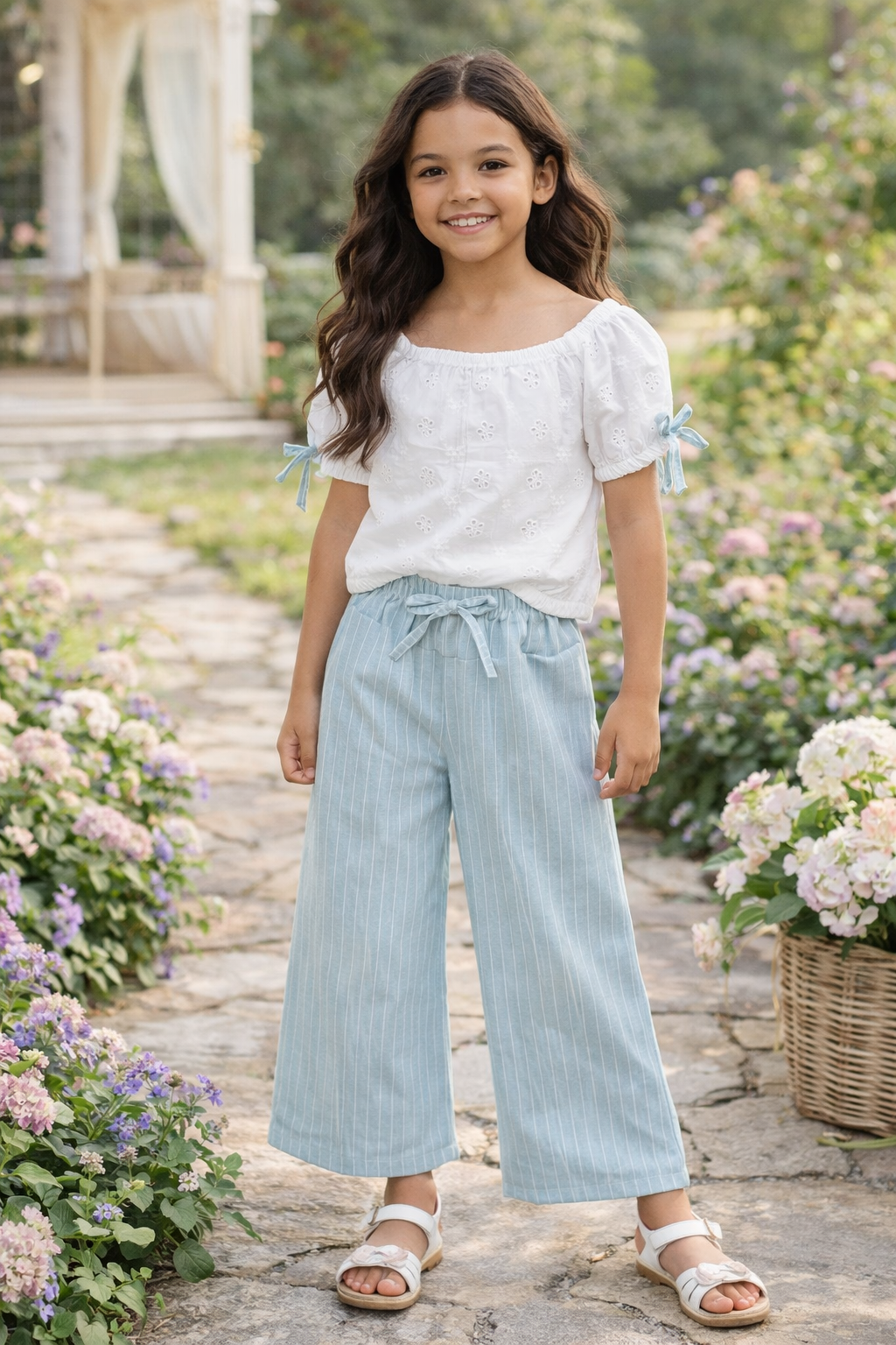 Conjunto abril aguamarina