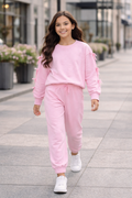 Chandal lazo brillo rosa