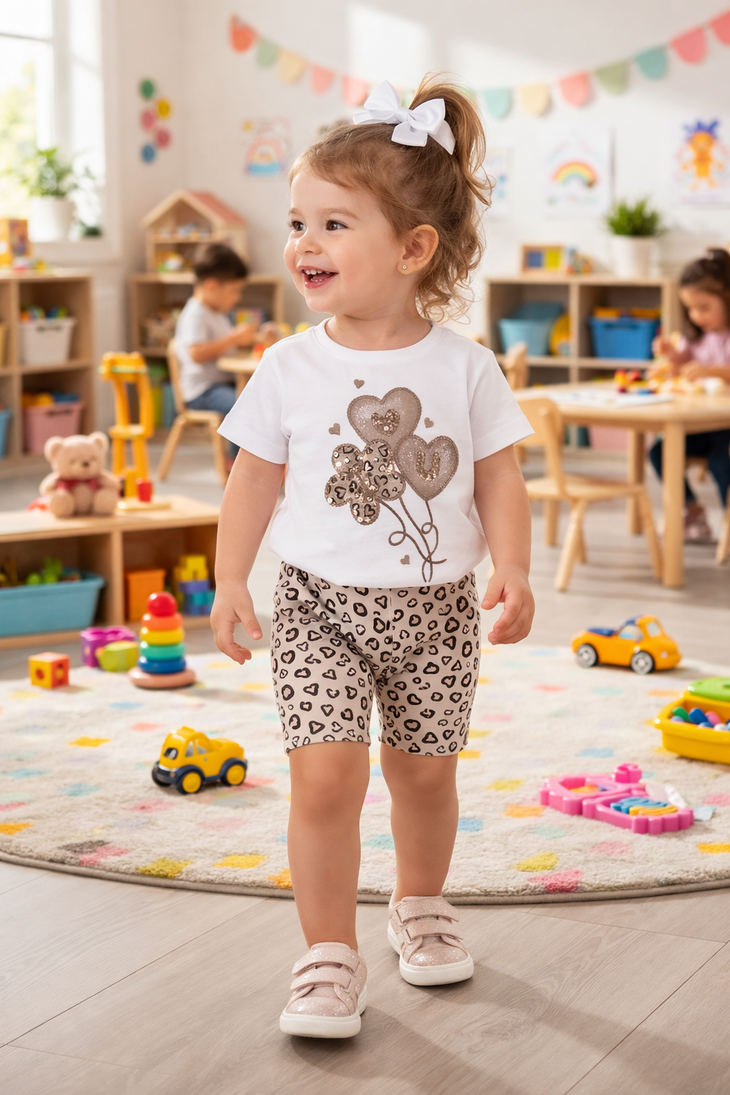 Conjunto globo blanco