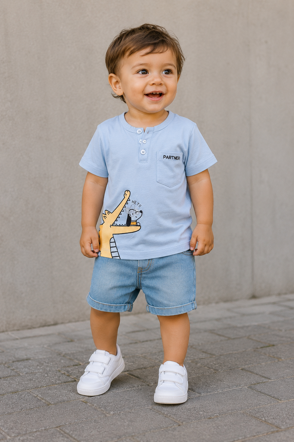 Conjunto Partner azul