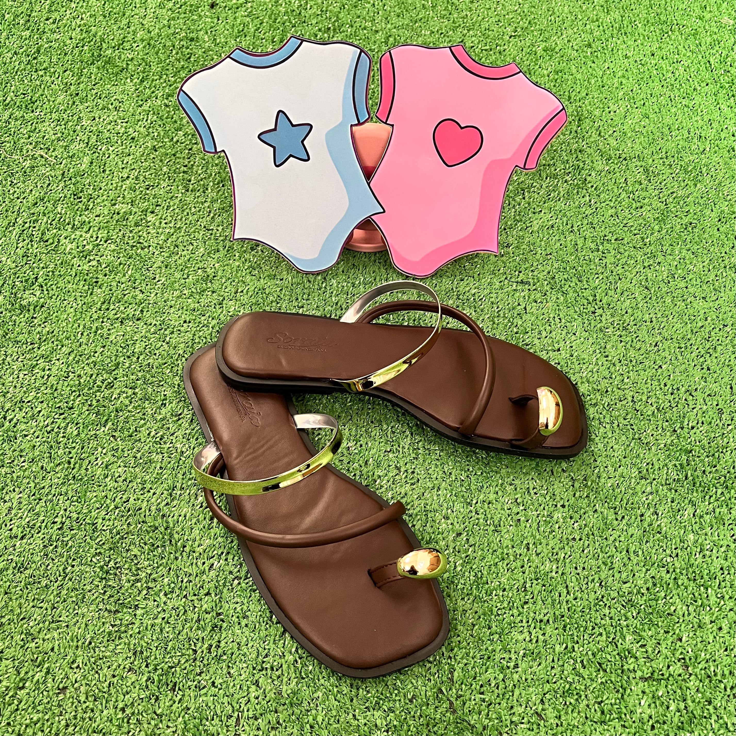 Sandalia Tira chocolate