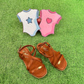 Sandalia chapa camel