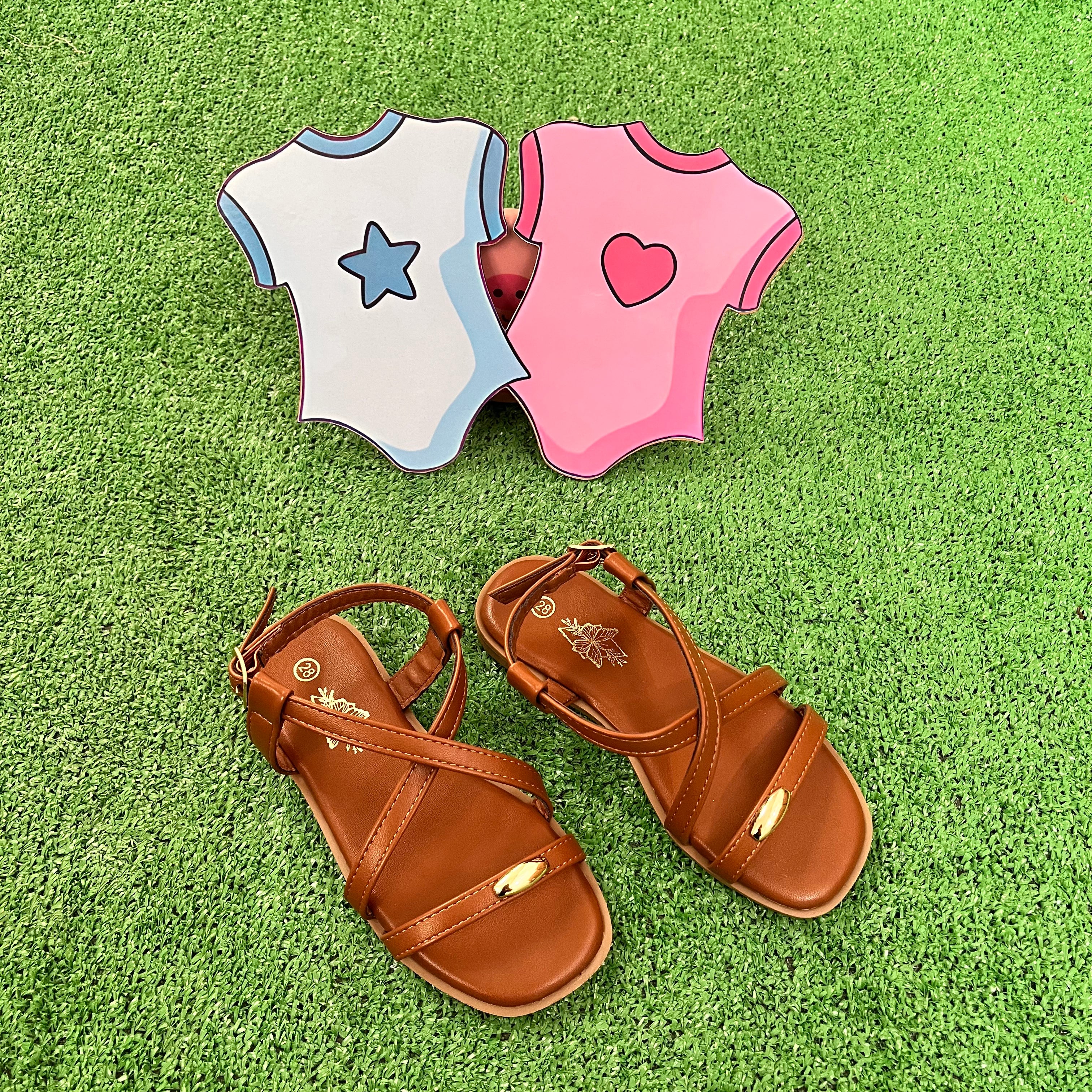 Sandalia chapa camel